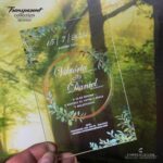 transparentné svadobné oznámenia M20444
