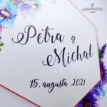 Svadobná kniha hostí biely akrylátový obal KN004A - Image 2